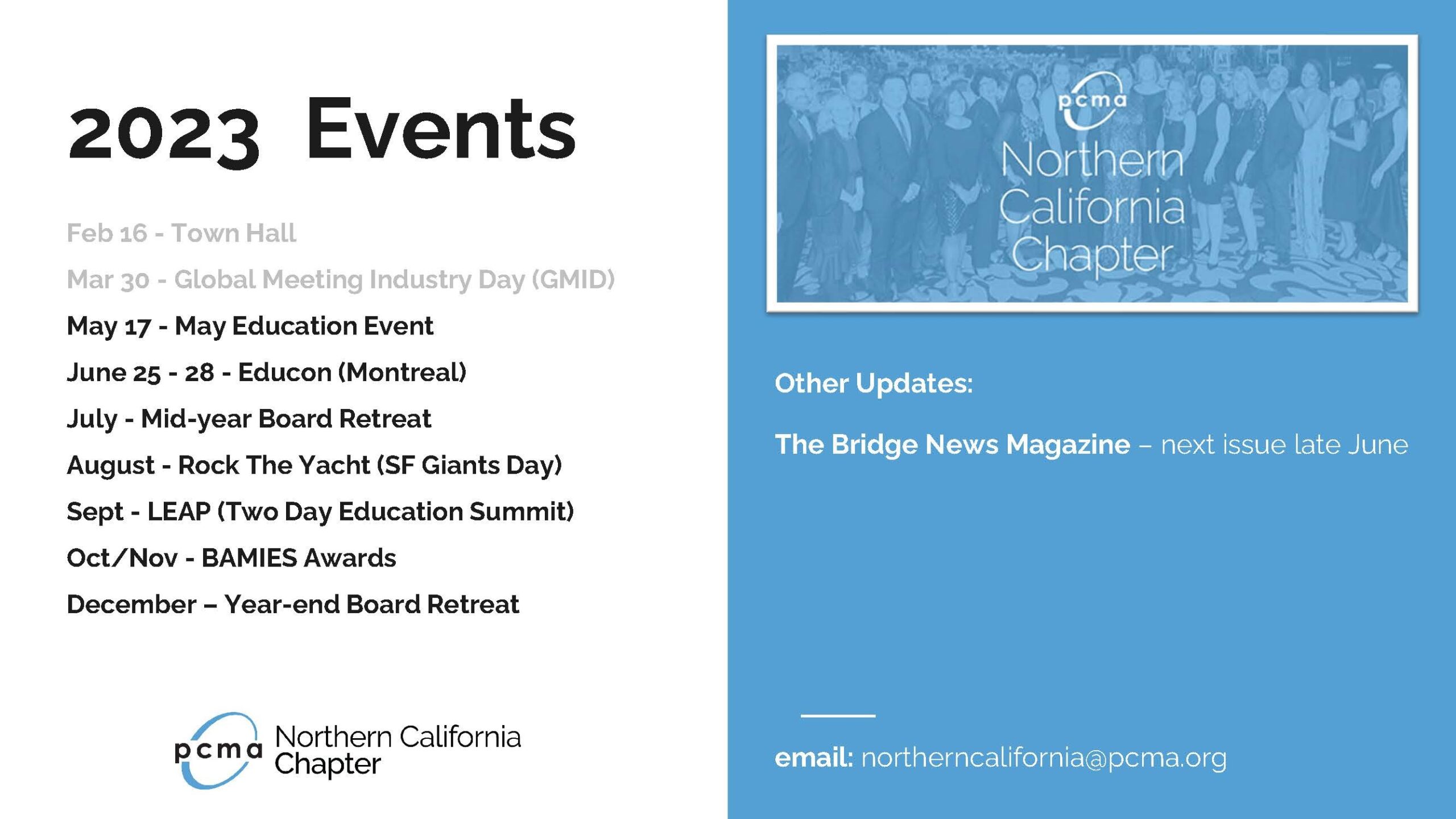 events in northern california